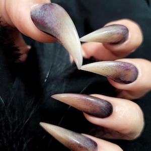 Witch&#39;s claws, Claw press on nails, Claw nails,  Long Claw Nails
