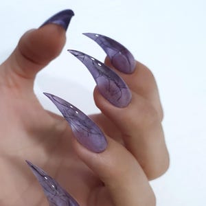 Witch&#39;s claws, Claw press on nails, Claw nails,  Long Claw Nails
