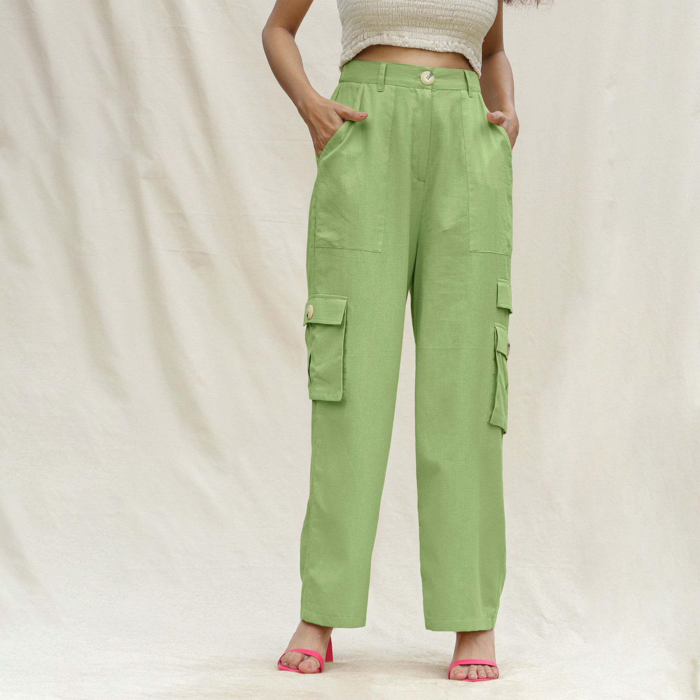 パンツ No.0979 heart cago string PT Chrome Hearts Silver Cross Double Knee Carpenter Pants - SRM