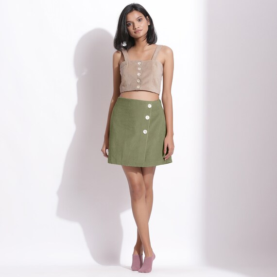 スカート Cotton Blend Corduroy A-Line Skirt Wide Wale Corduroy A-Line Skirt | Talbots