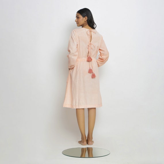 chinese dress ladies 7221 Lucky Linen Dress Jade-P main image 1