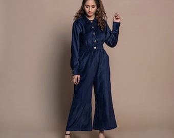 Telaio Blu Navy In Lana Su Misura - Abito 2 Pezzi Slim Fit ZARB - Vintage Handmade - Foto 2