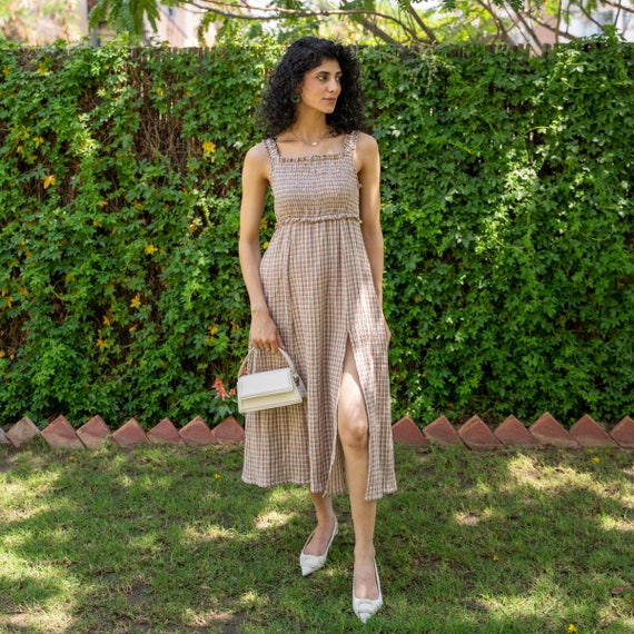 salmon pink midi dress Reese Crepe Midi Dress in Salmon Pink  Rhea Costa