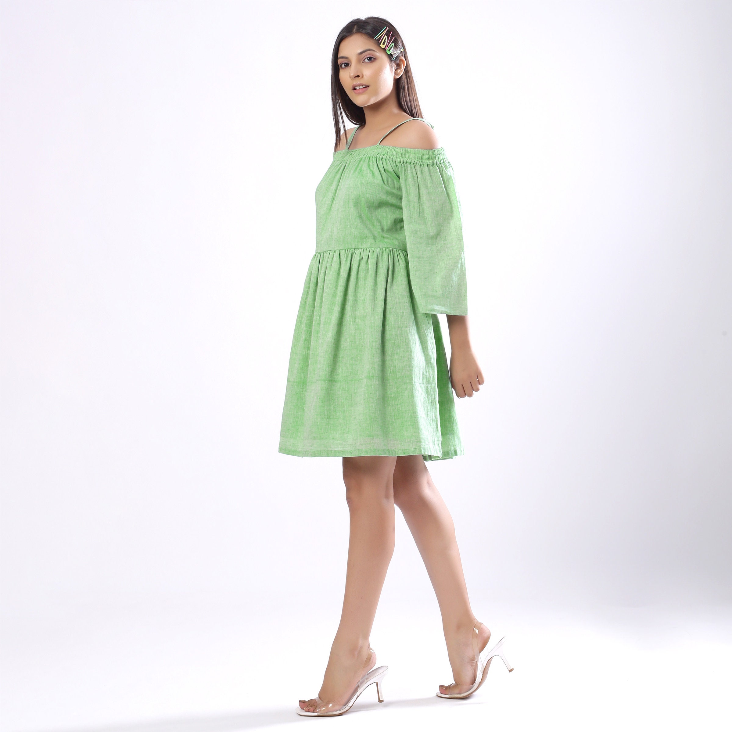 green off the shoulder long dress Off Shoulder Emerald Green Long Prom Dress with Side Slit – FancyVestido