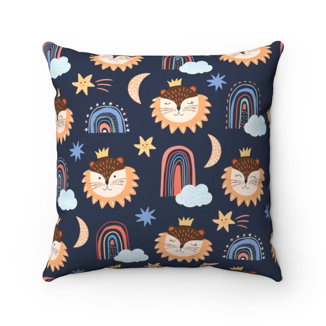 Lion Pillow for Nursery Lion Pillow Case Nursery Pillow Etsy