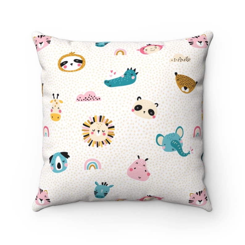Animal Pillow Case Animal Pillow Covers Cute Pillow for Kids Animal Pillow Baby Shower Gift Kids Toss Pillow Animal Pillow Nursery