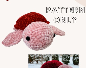 Crochet Turtle Pattern PDF Download Beginner Friendly Amigurumi Stuffed Animal Patterns