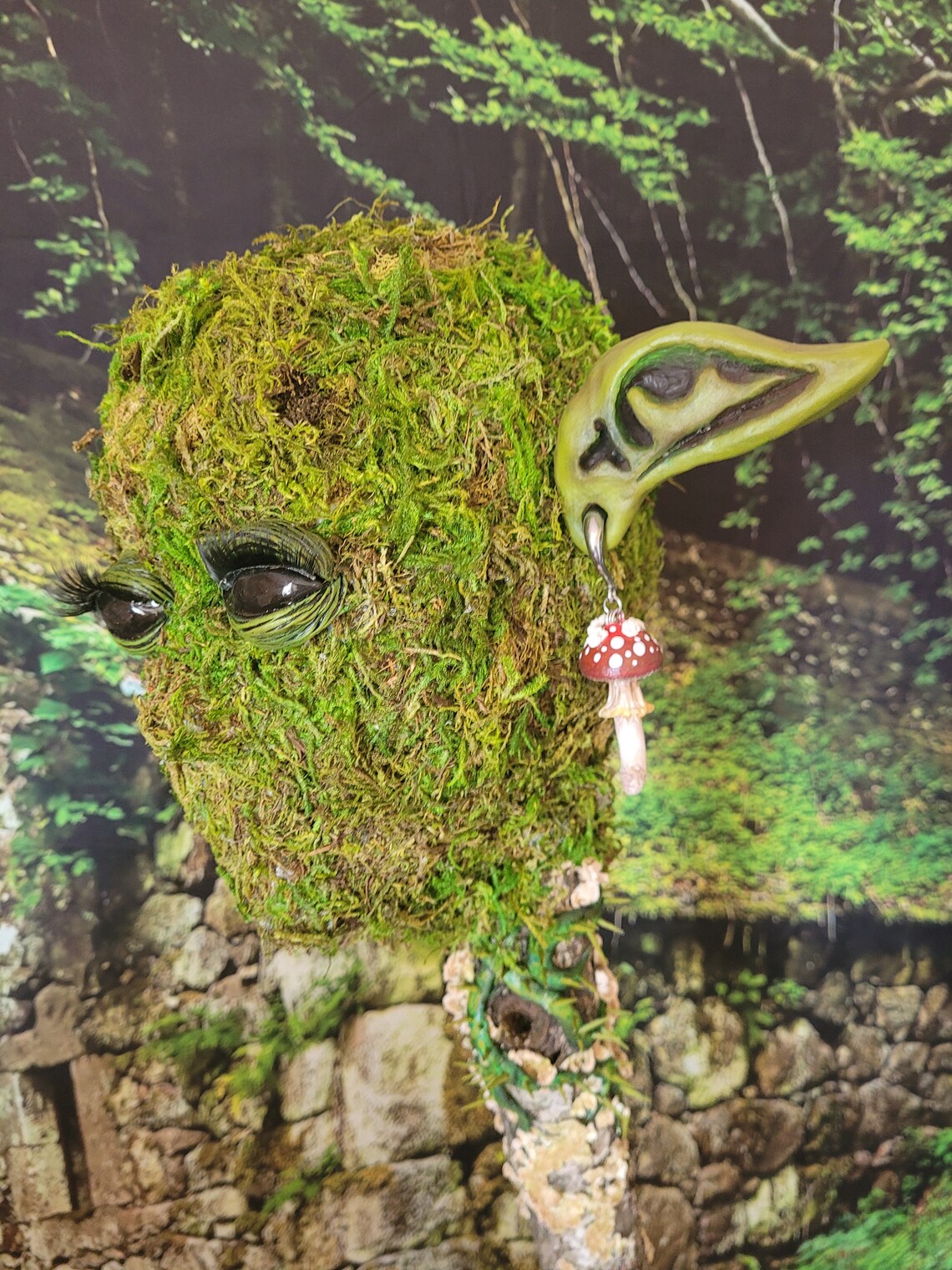 Mushroom Ear Plugs Toadstool Gauge Weight Red Mushroom Earring Etsy