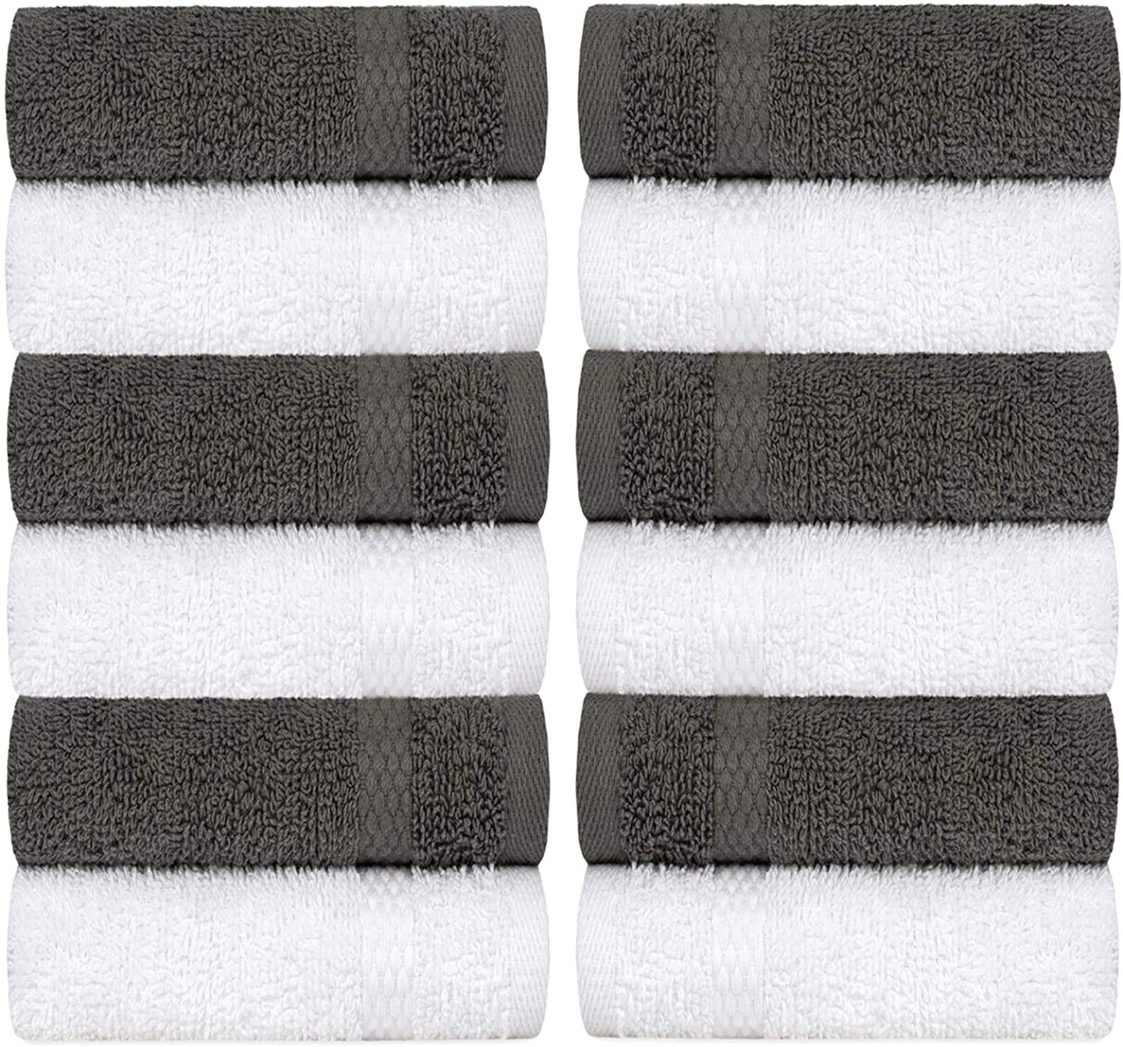 Luxury Cotton Washcloths 13x13 Large Hotel Spa Etsy