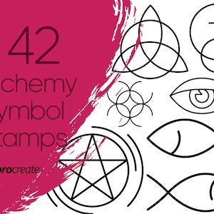 Alchimia Francobolli Procreate / Francobolli Procreare Occulti / Simboli Magici, Mistici e Occulti Francobolli Procreare / Licenza Commerciale Inclusa