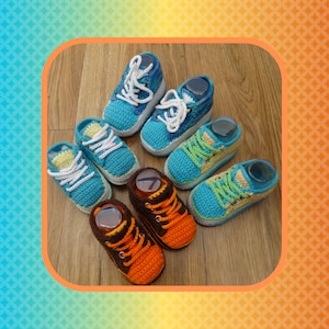 Crochet baby sneakers Newborn baby shoes Shower boy gift, Crochet baby booties, Baby booties boy/girl, Ukrainian style baby shoes, Baby gif