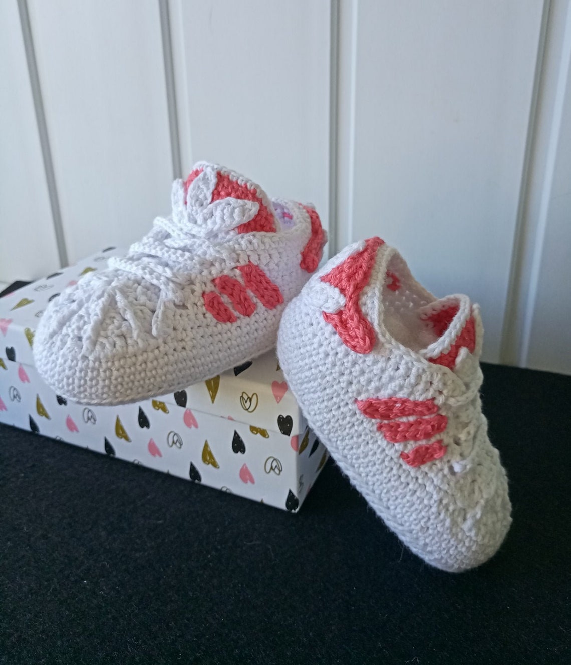 Adidas baby shoes Cotton newborn shoes Baby photo prop Etsy