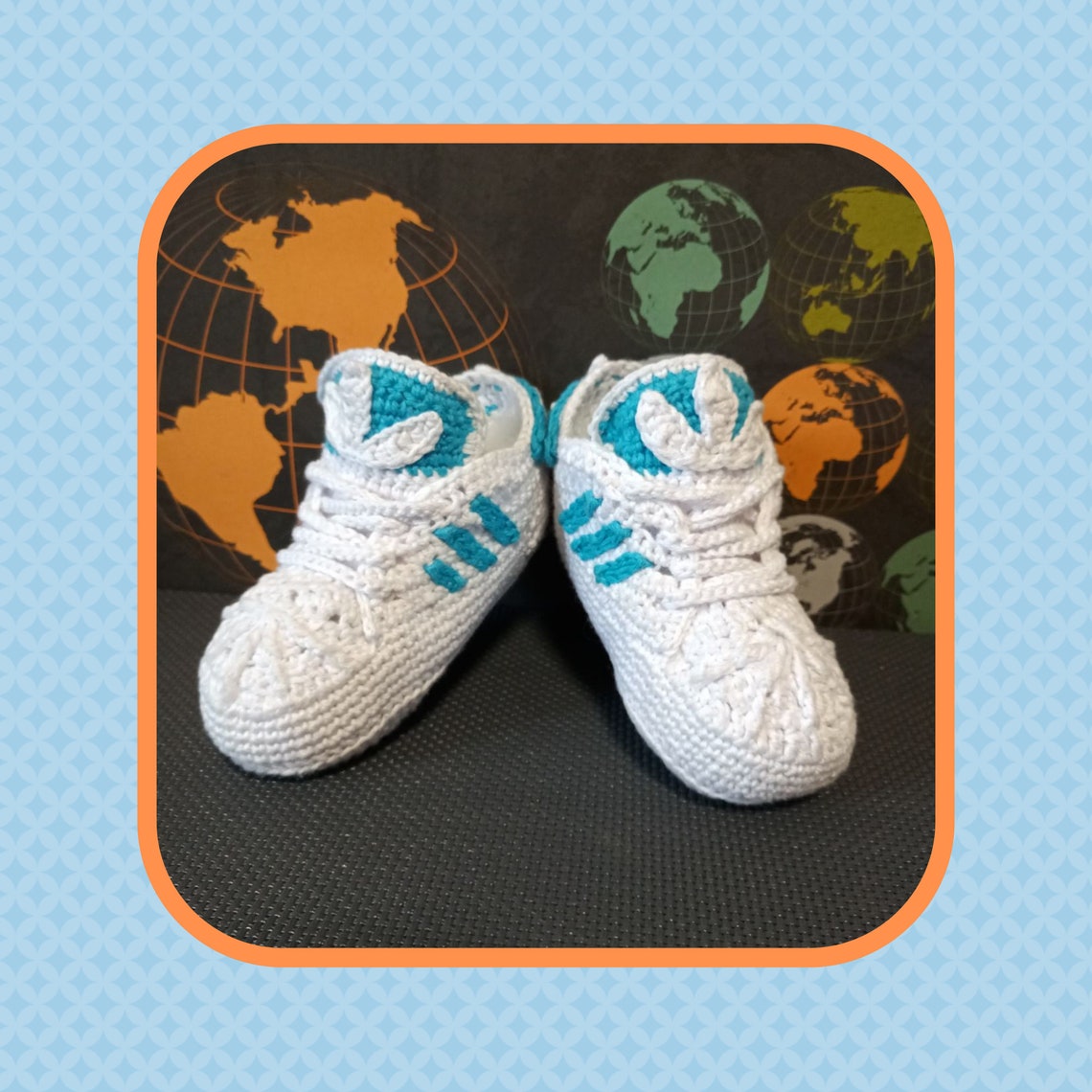 Adidas baby shoes Cotton newborn shoes Baby photo prop Etsy