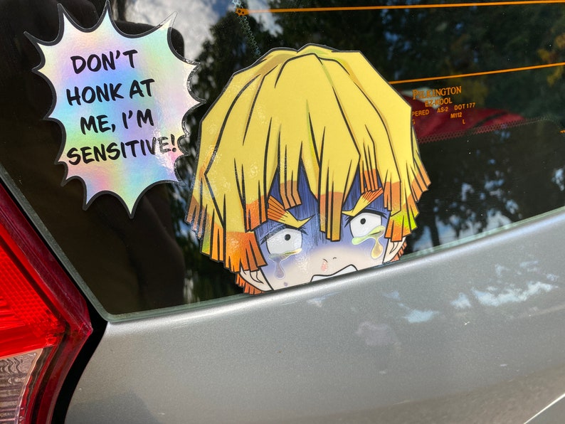 Don't honk at me anime peeker (Spot Holo) 