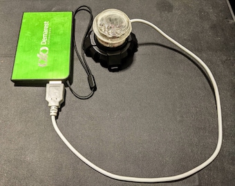 Standbeeld led-verlichtingsvoet voor H3 AI Female on Chip (chip wordt apart verkocht) - Voeding via USB