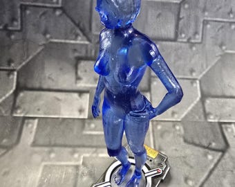 Halo-geïnspireerde lage-resolutie AI-vrouw - cosplay Size on Chip