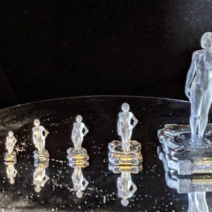 Custom Halo-Inspired AI Female Figure w/ chip - sized to fit most Spartan figures (Choose your color)