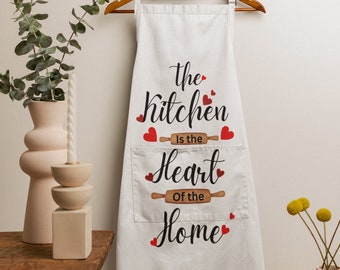 Apron Love, Kitchen Apron, Cooking Apron, Chef Apron, Baking Apron, Grilling Apron, Restaurant Apron, Kitchen, Custom Apron, Apron Style,