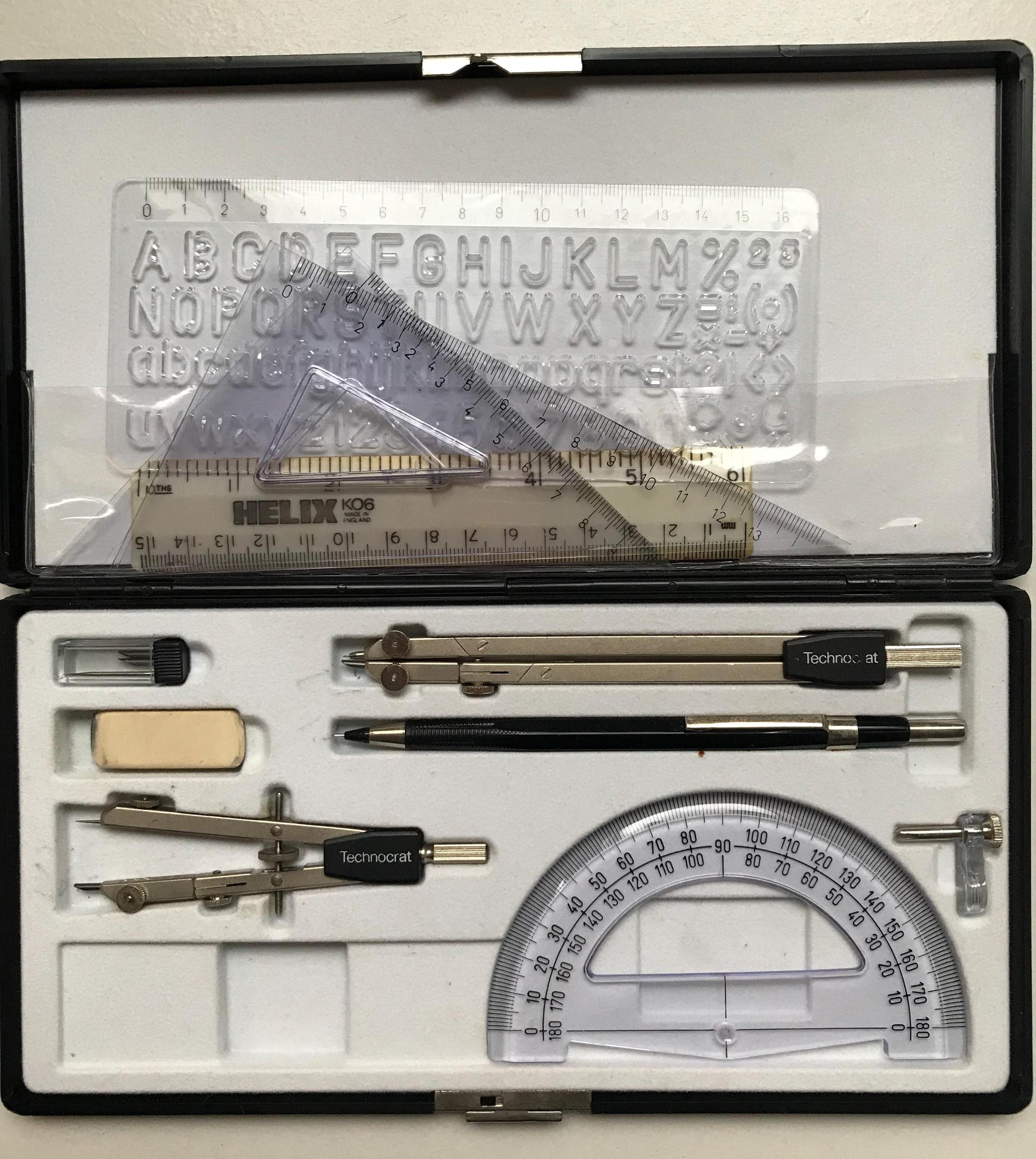 Technocrat Technical Drawing Instrument Set - Etsy UK