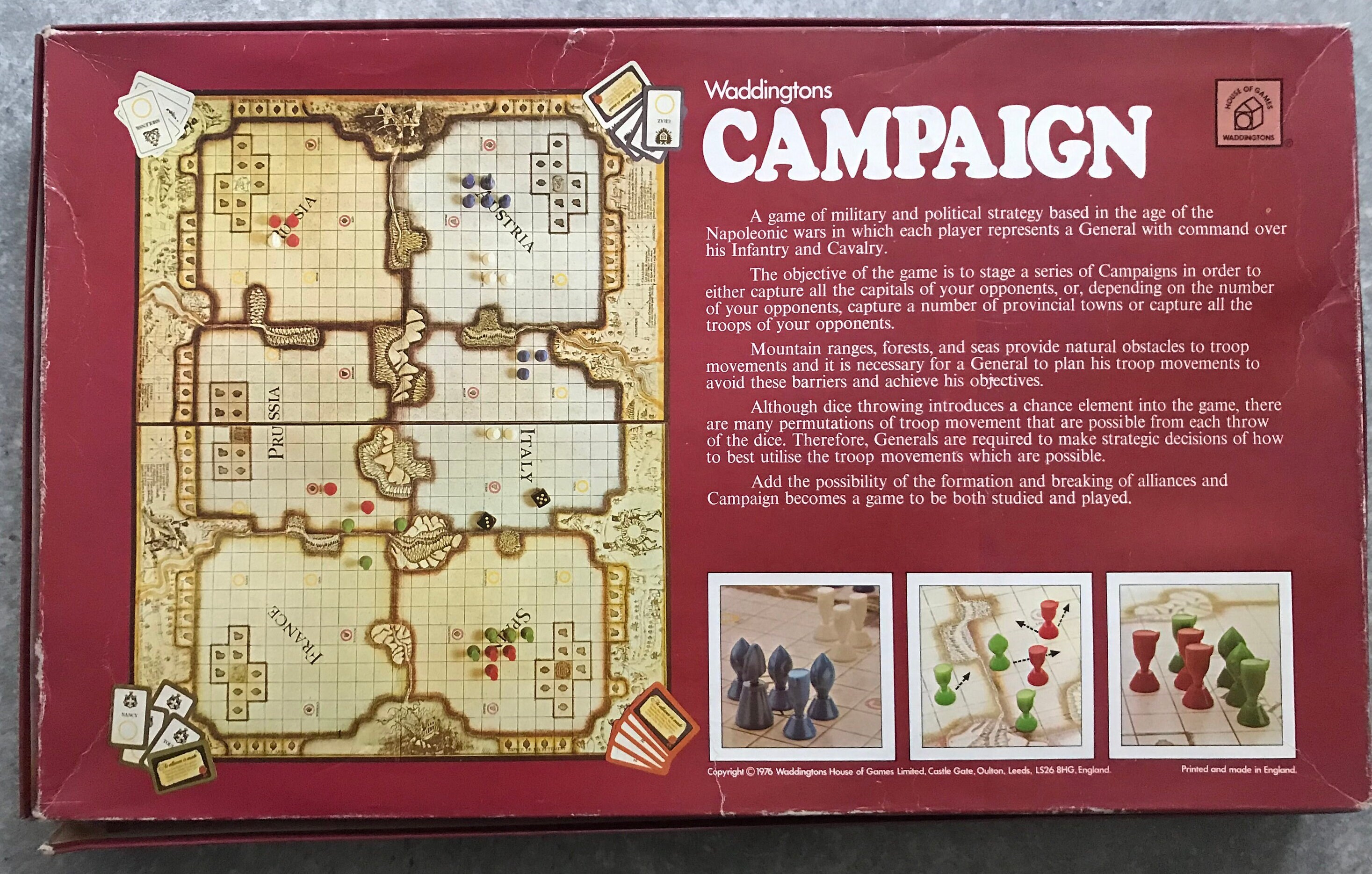 Vintage Military Board Game From 1970s Choose From: American Heritage ...
