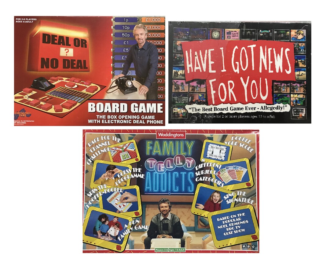 TV Gameshow Board Games Choose From Deal or No Deal / Family Telly