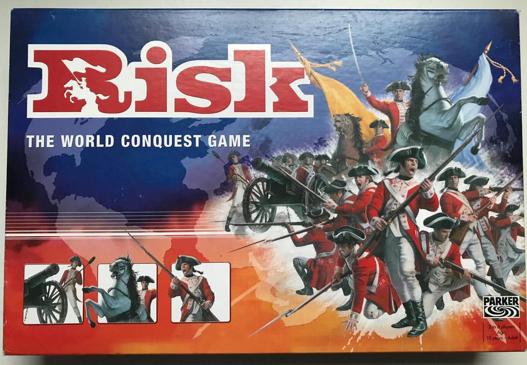 Risk Board Game - the World Conquest Game by Parker From 2004 - Etsy UK
