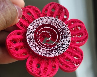 10PCS Paper quilling flowers lot/paper quilling flowers /quilling/handmade flowers /quilling /flowers for card  decorations/quilled art make