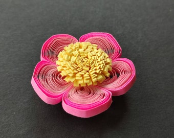 30 PCS Paper quilling flowers /quilling flowers lot / paper quilling flowers for handmade card decor/flowers embellishment/quilled cards