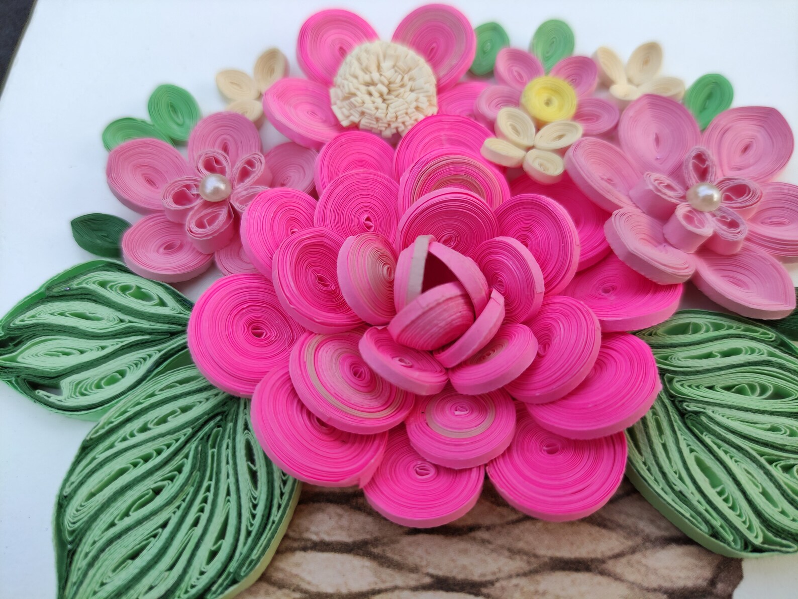 Handmade Quilling Greeting Card/paper Flowers Cards/card for Etsy
