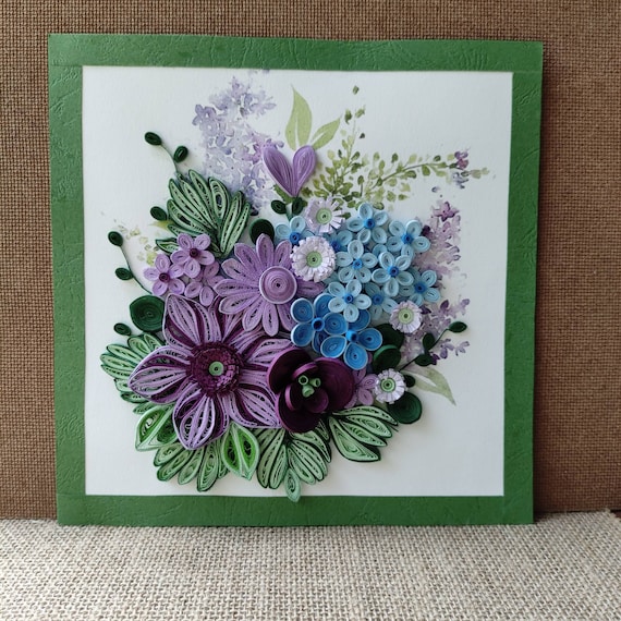 Paper Quilling Wall Art /unframed /quilling Wall Etsy
