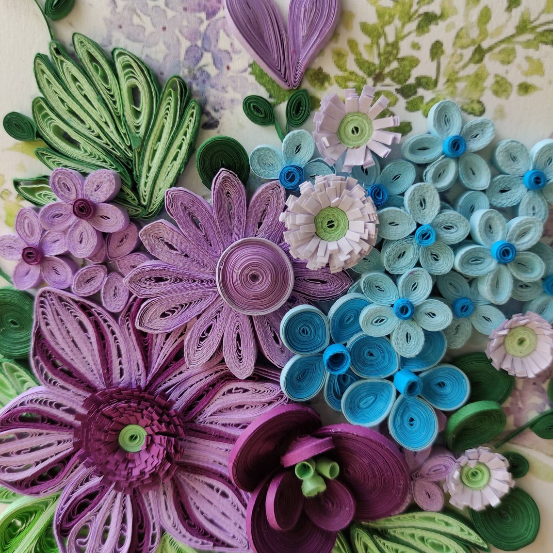 Paper Quilling Wall Art /unframed /quilling Wall - Etsy