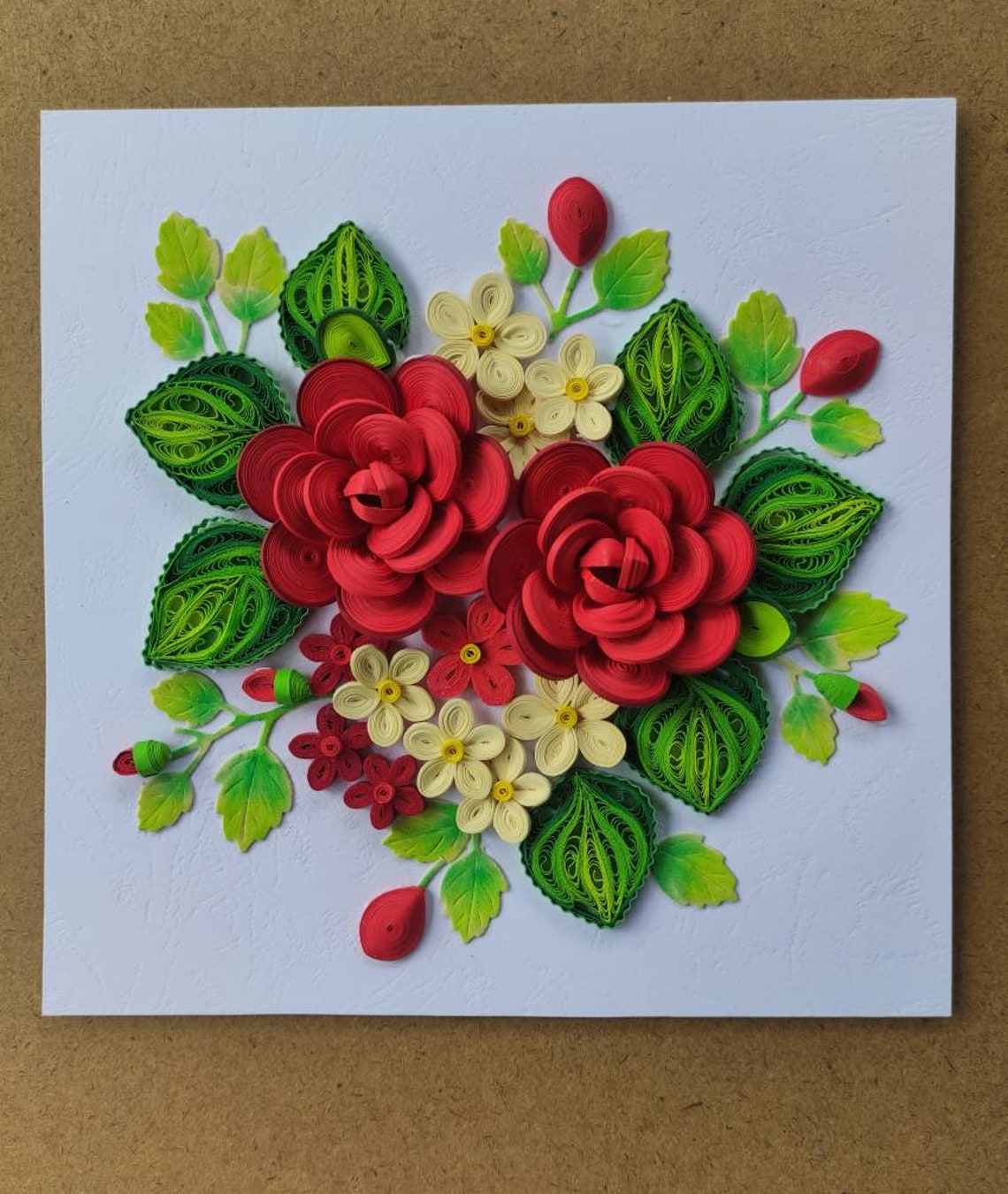 Quilling Art/handmade/paper Quilling Wall Art /unframed Etsy