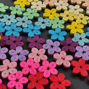 48 Stück Quilling Blumen / Quilling Blumen Lot / Papier Quilling Blumen für handgemachten Kartendekor/Blumen Verzierung/quilling Karten