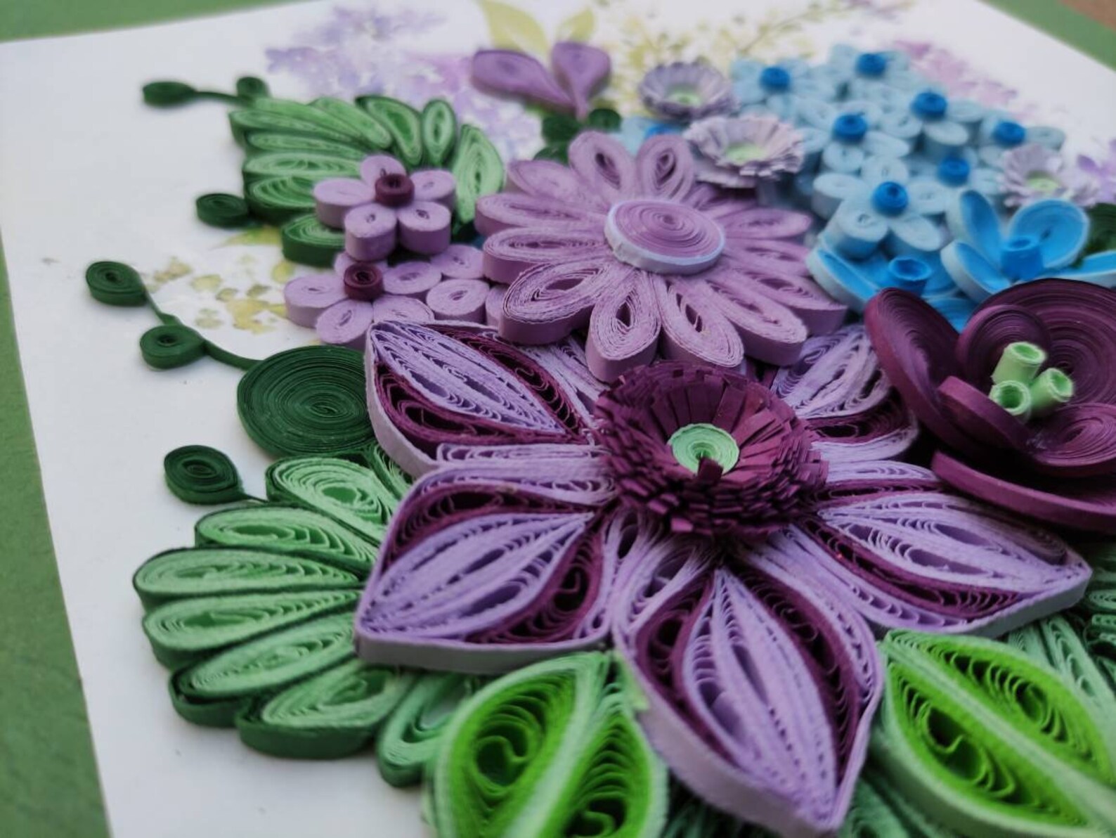 Paper Quilling Wall Art /unframed /quilling Wall Etsy