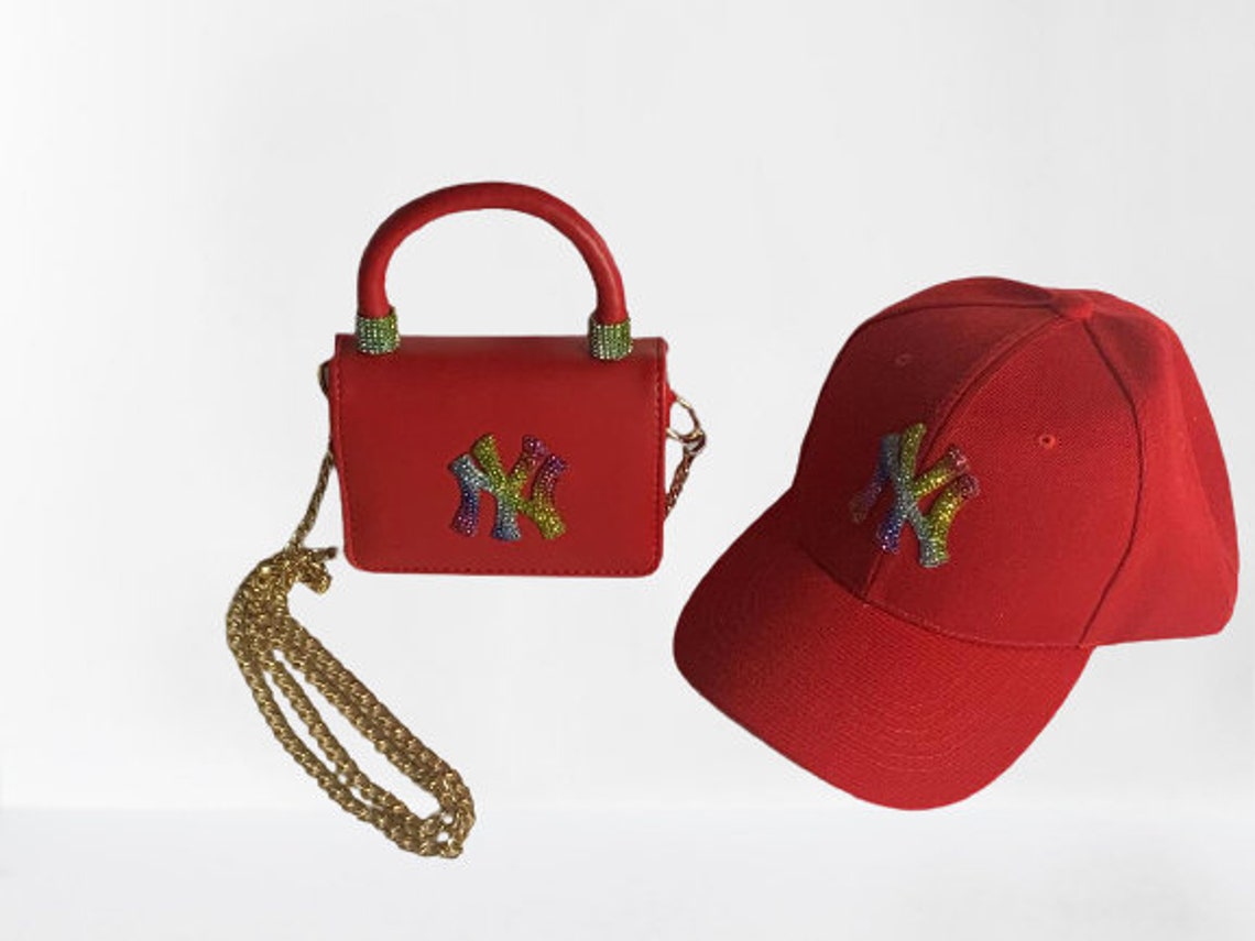 New York Crossbody Handbag New York Bag and Hat Set Stylish Etsy
