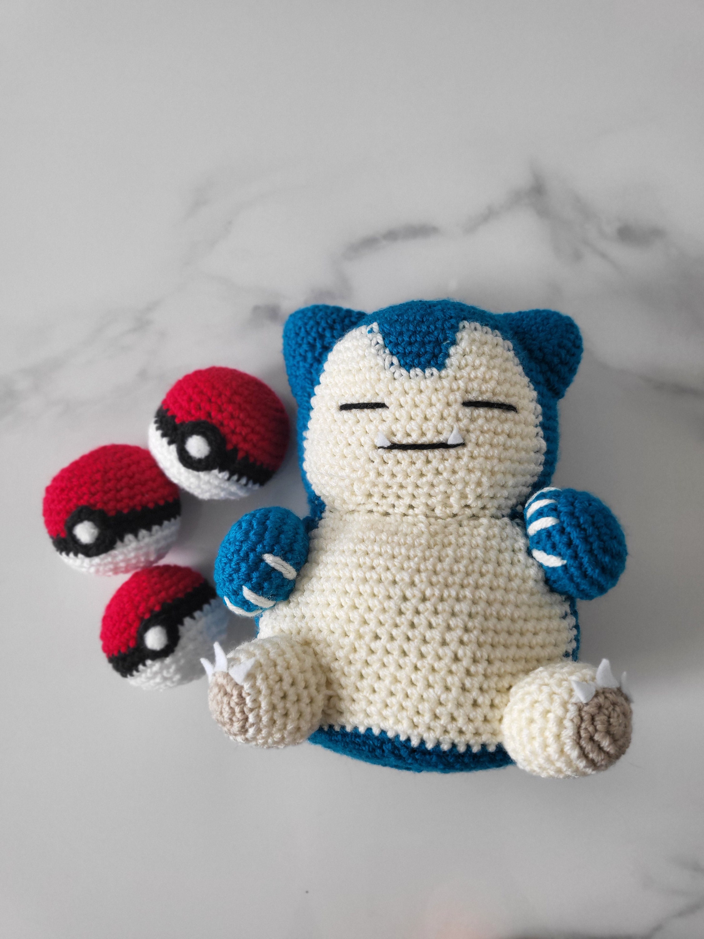 Amigurumi Pokemon Snorlax toy crochet pattern - Inspire Uplift