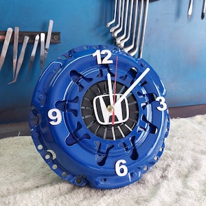 Honda Thema Wandklok Automotive Art Drukplaat Auto Home Decor One of a Kind Weld Man Cave Garage Gift! Gratis Express Shipping!