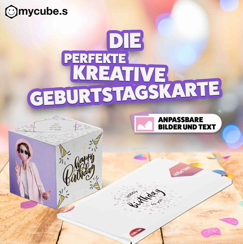 3D-Geburtstagskarte Für Schwester – Mit Teddy, Abnehmbarem Cover, Inkl. Umschlag