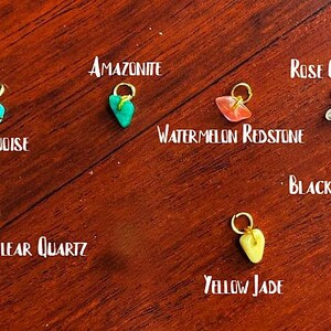 Healing Crystal - Wire Pendants, Tarnish- Free wire, Gold and Silver Plated