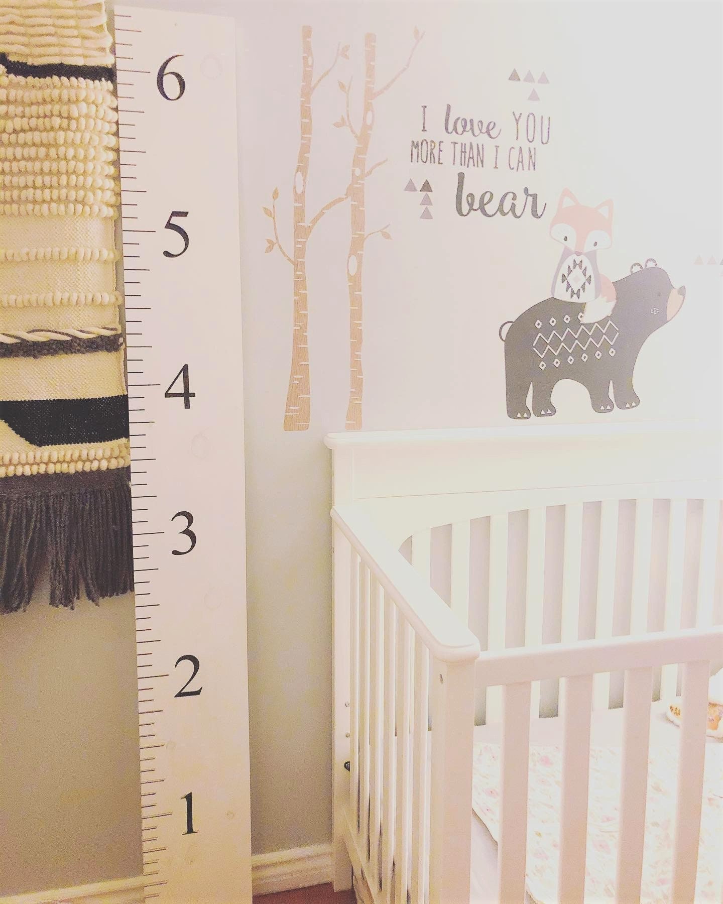Growth Chart Kids Growth Chart Kids Wall Growth Chart Ruler Etsy