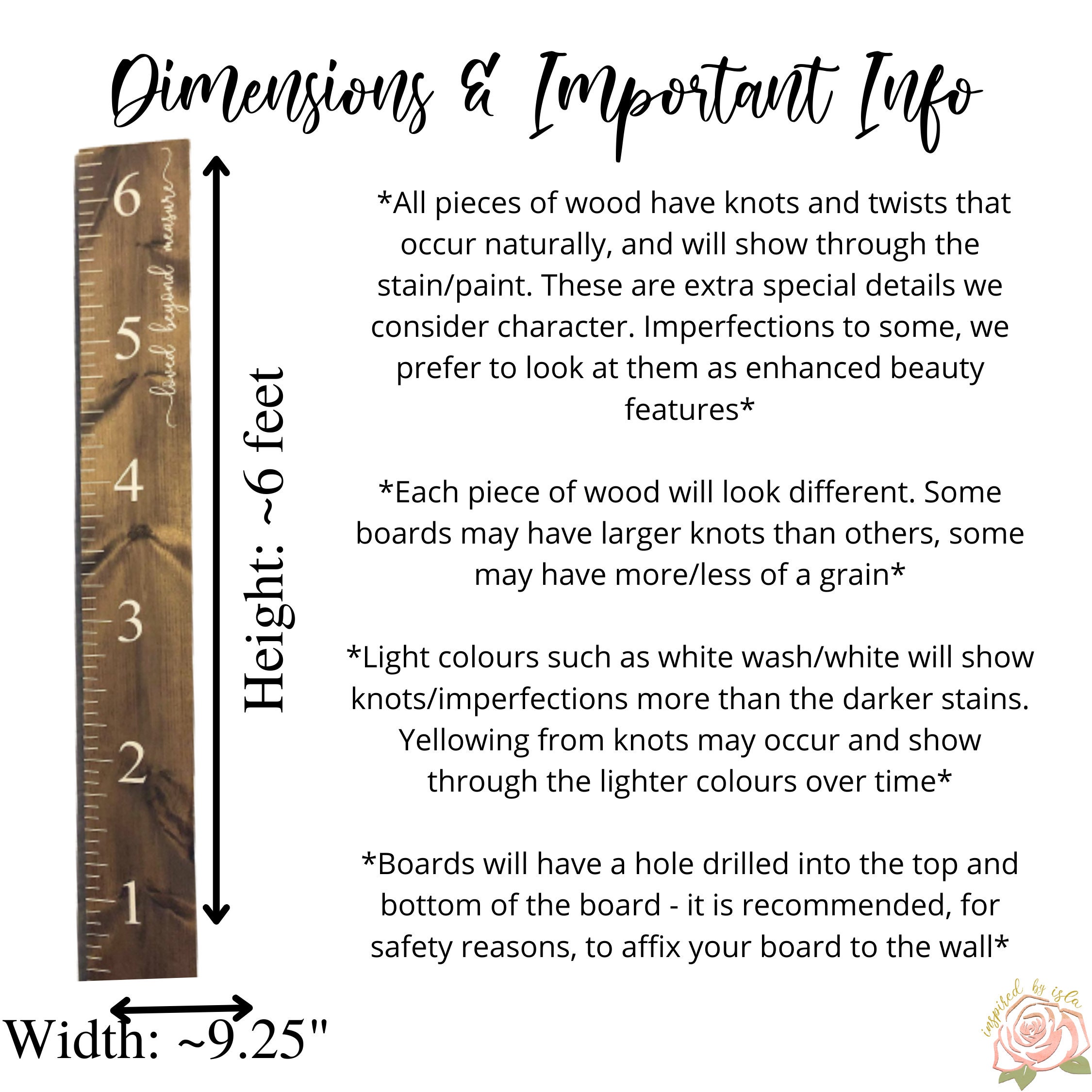 Growth Chart Kids Growth Chart Kids Wall Growth Chart Ruler Etsy Canada