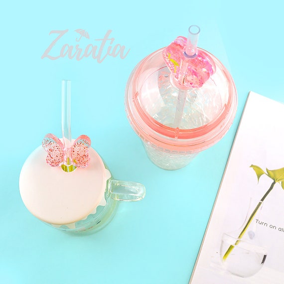 1PCS Cute Bowknot straw topper Bowknot straw toppers mold for