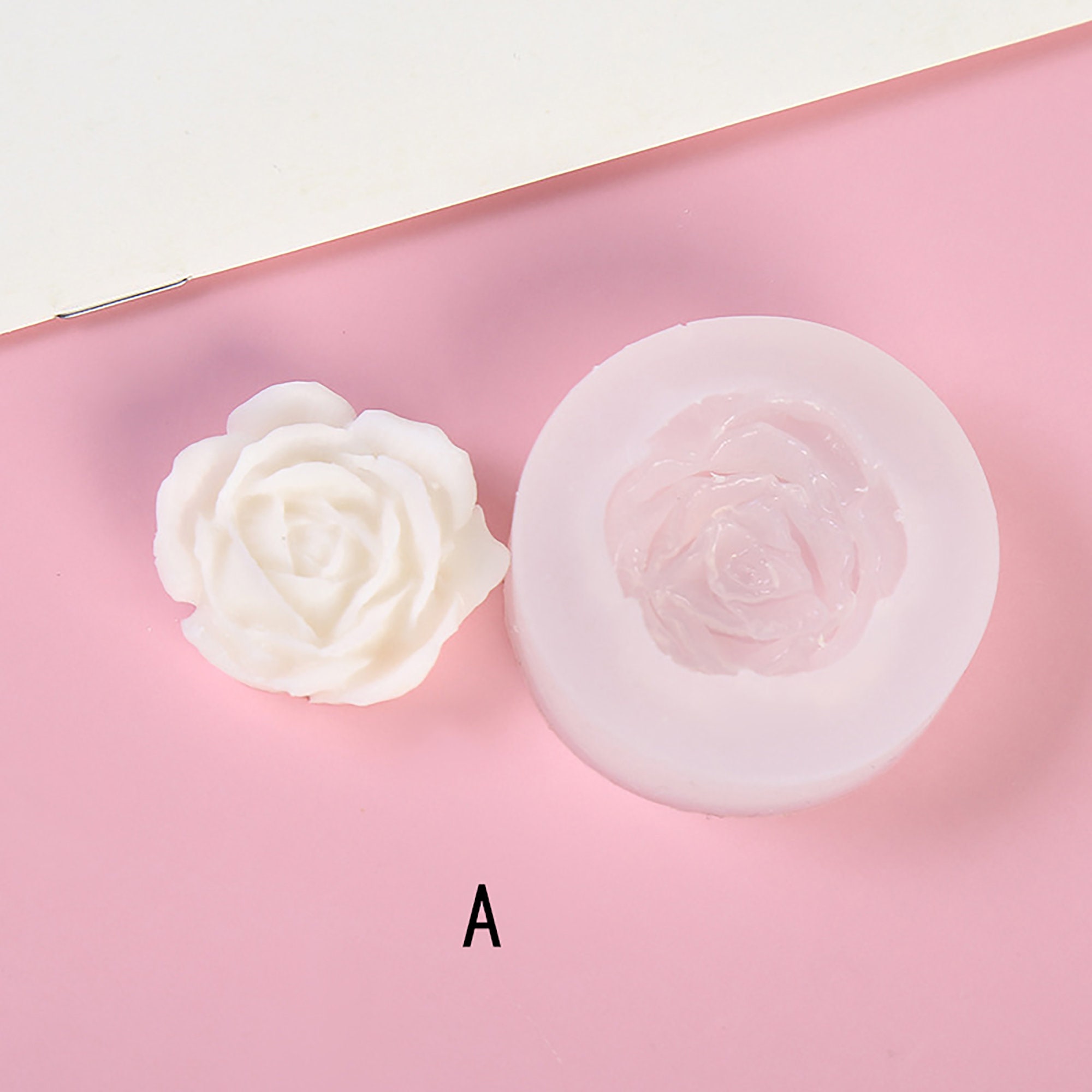 Flower Resin Mold Peony Flower Silicone Mold Rose Resin | Etsy