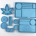 Ashtray Resin Molds, Tray Resin Molds, Smoker Set Silicone Mold, Grinder Resin Mold, Rolling Tray Molds, Silicone Molds For Resin 