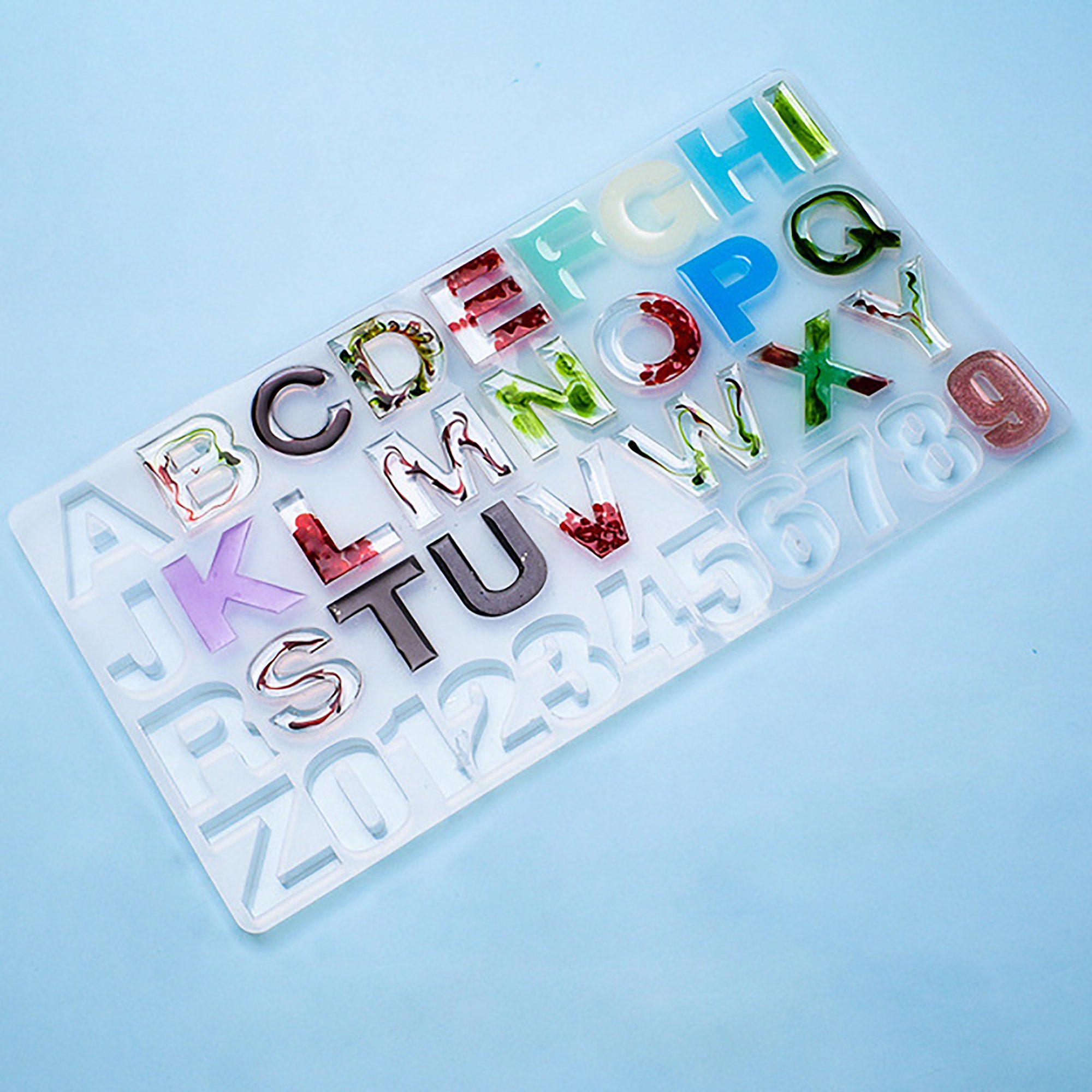 Letter Number Mold, Alphabet Letter Silicone Mold, Alphabet Molds for  Decoration, Letter Mold 