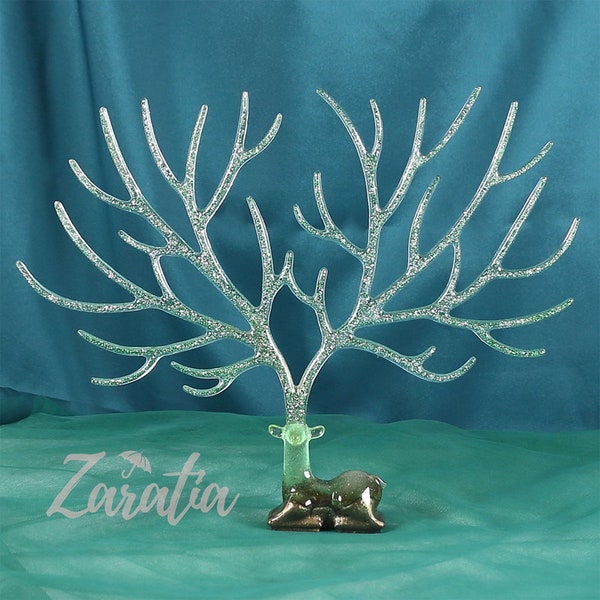 Elk Silicone Mold, Fawn Antlers Resin Mold, Tree Branch Resin Mold, Desktop Decoration Mold, Jewelry Storage Rack Mold, Silicon craft mold