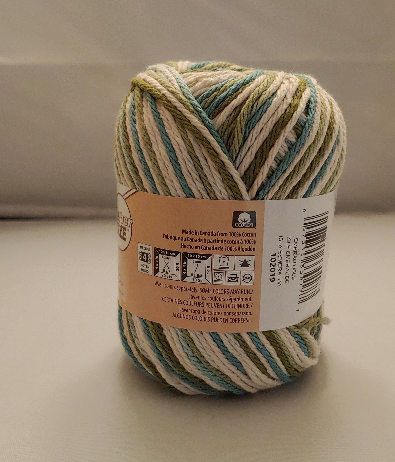 Surgar and cream 100 cotton yarn dishcloth yarn knit or Etsy