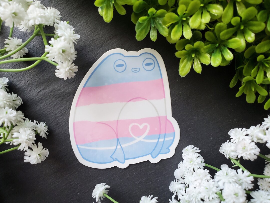 Frog Pride Flag Sticker - Trans Pride - LGBTQ - LGBTQ+ - Matte - Vinyl ...
