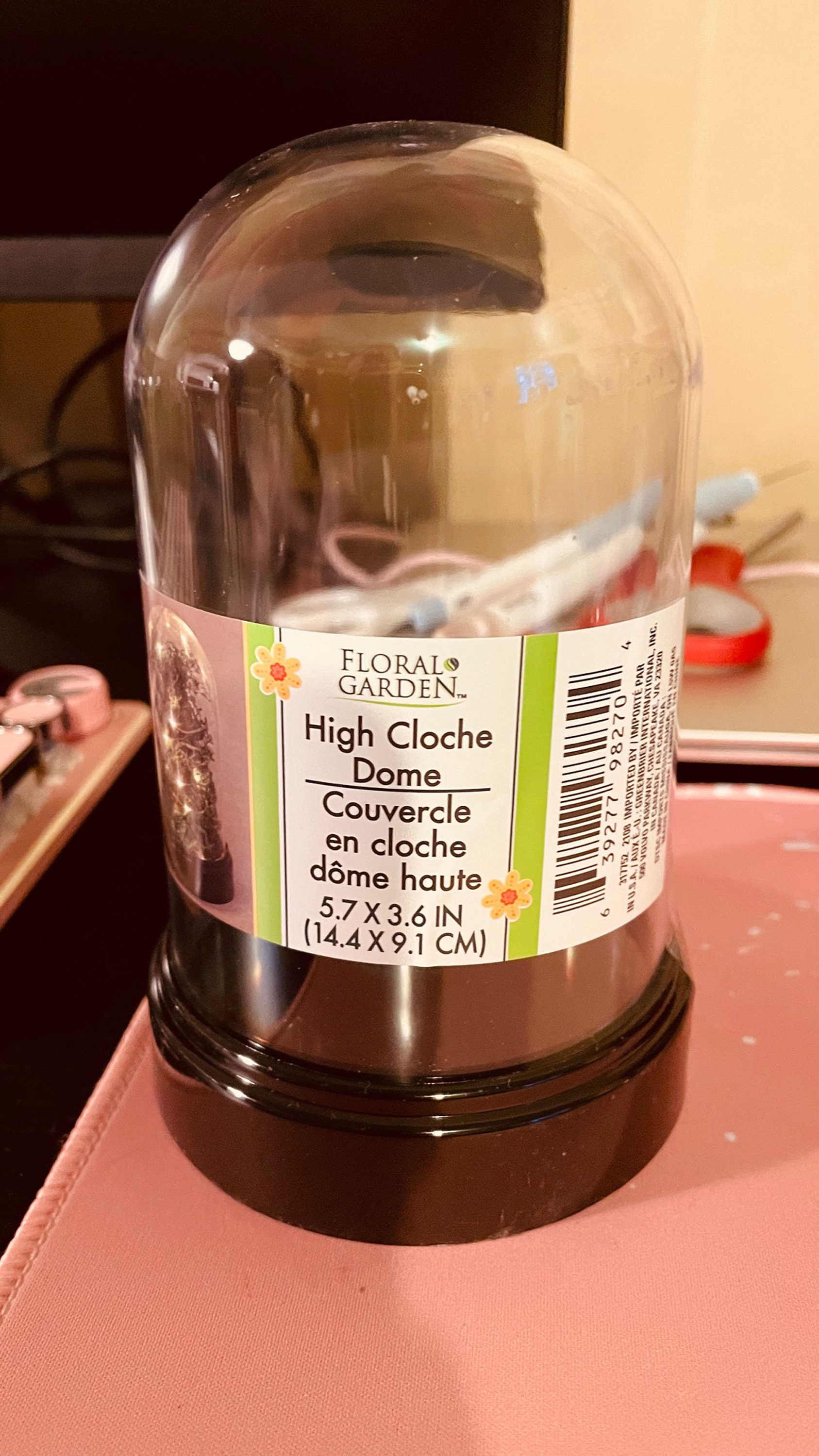 DT Craft Supply DYI Clear Plastic High Cloche Dome Etsy