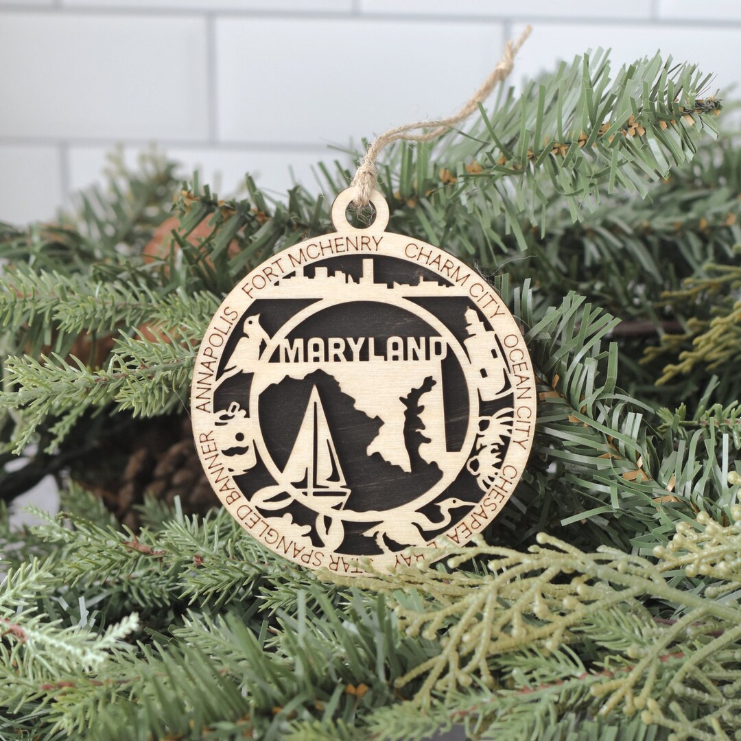 University Of Maryland Christmas Ornament 